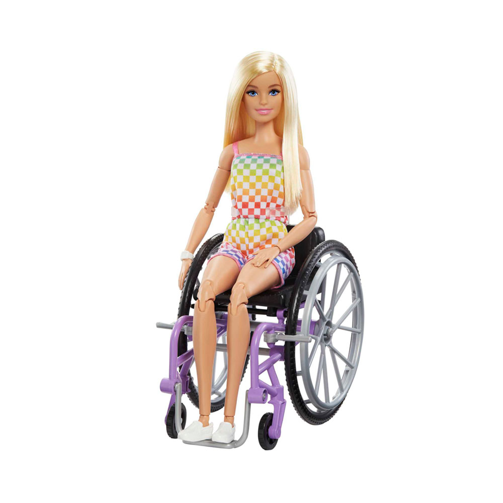 Barbie Fashionista Loira Cadeira de Rodas
