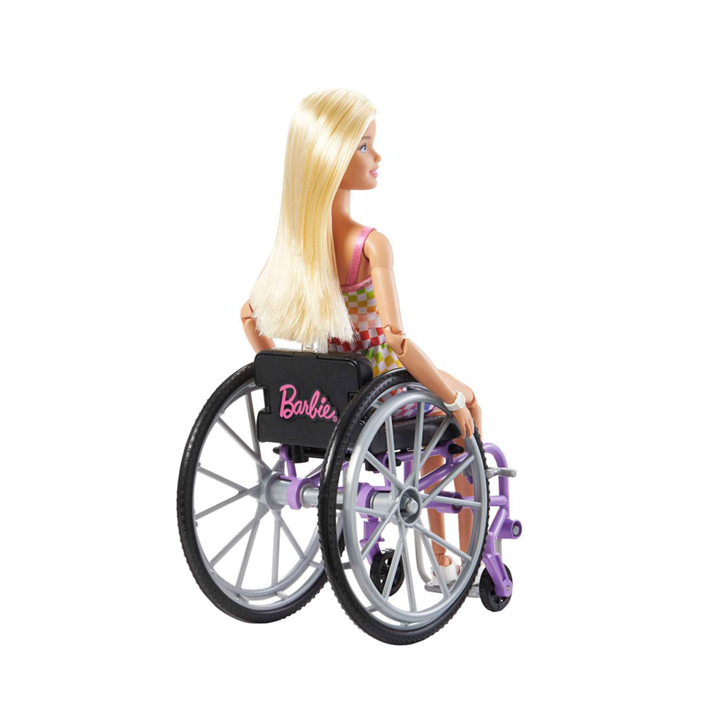 Barbie Fashionista Loira Cadeira de Rodas