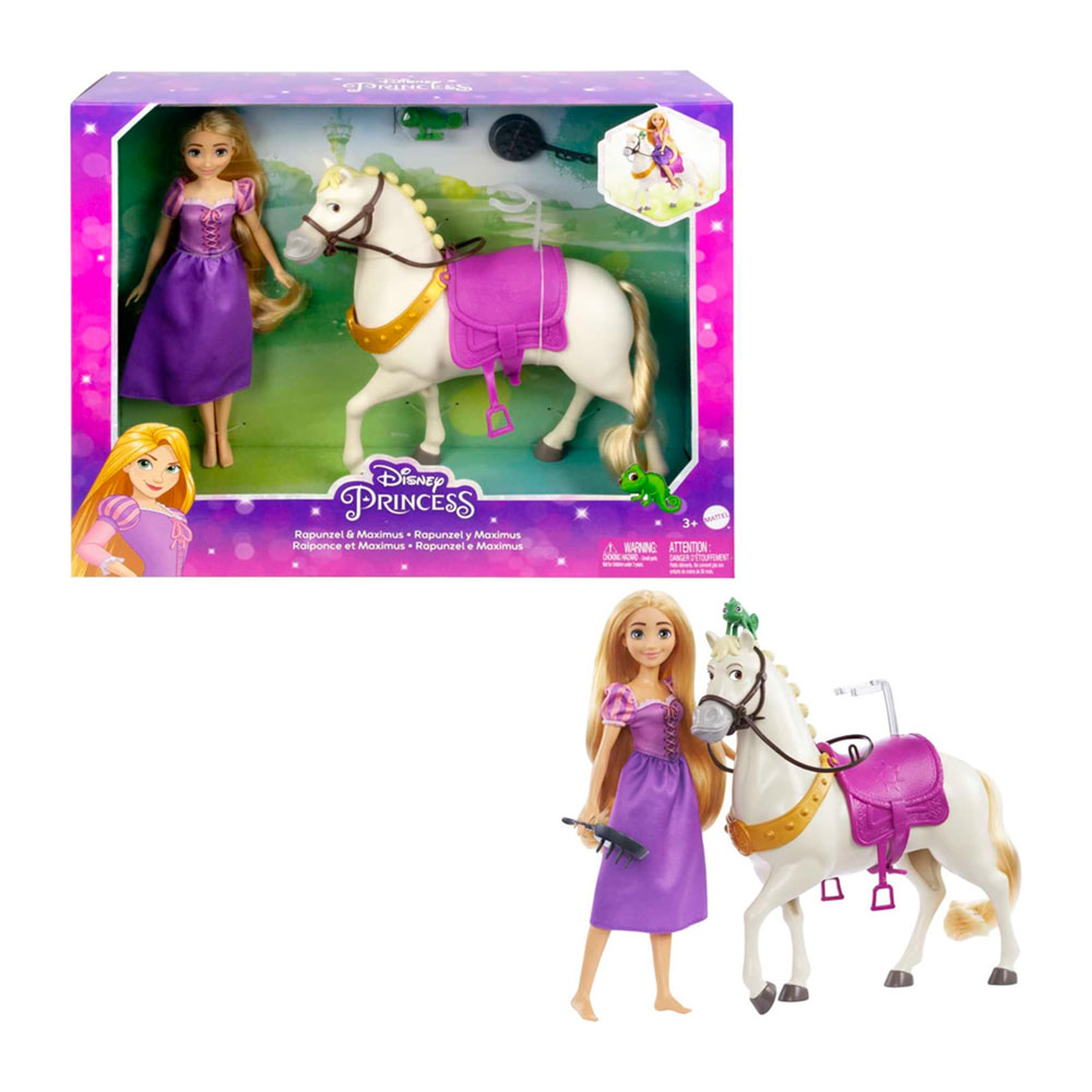 Disney Princess Rapunzel and Maximus
