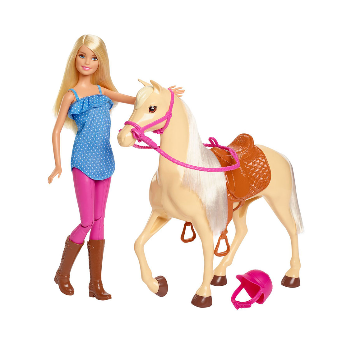Barbie Rubia Hora de Montar a Caballo
