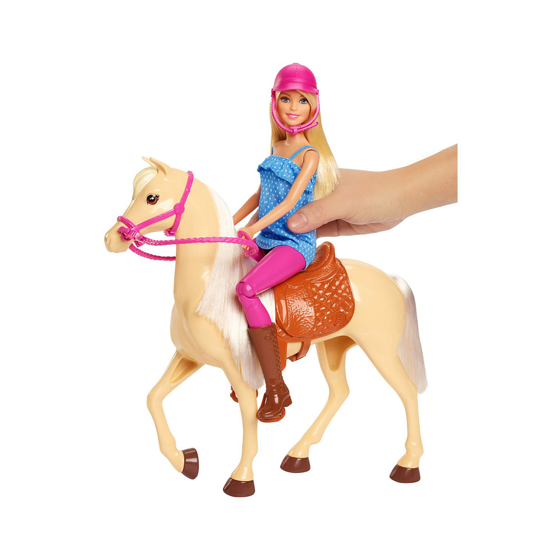Barbie Rubia Hora de Montar a Caballo