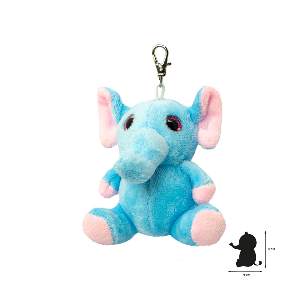 Elephant Orbys Keychain  Clip