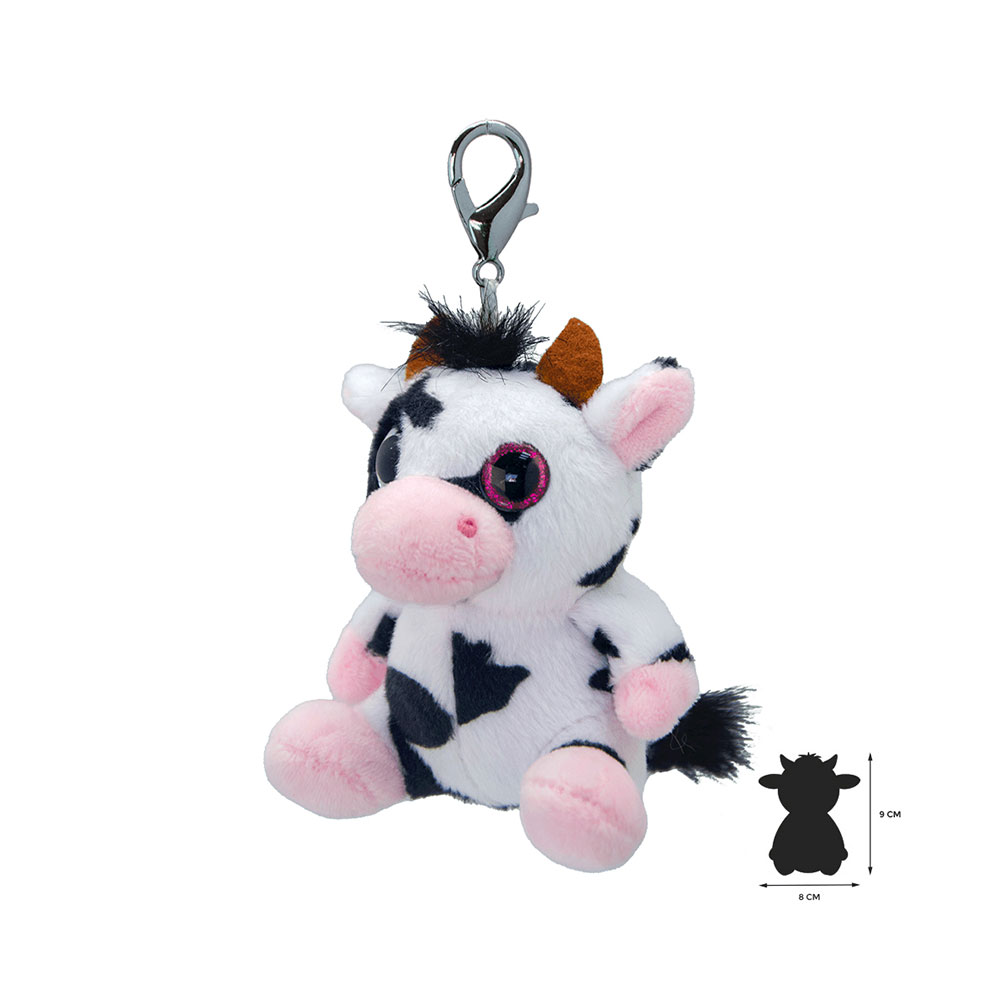 Cow Orbys Keychain  Clip