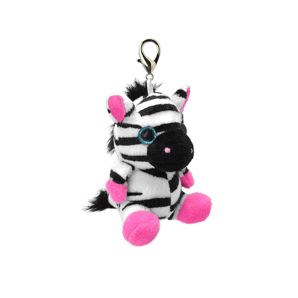 Zebra Orbys Keychain  Clip