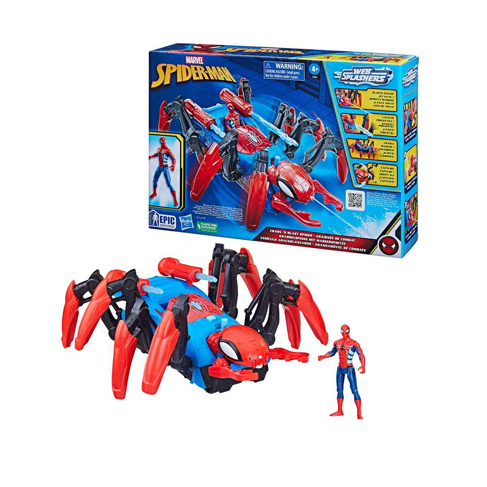 Spiderman Figure with Vehicle Arachnolancer