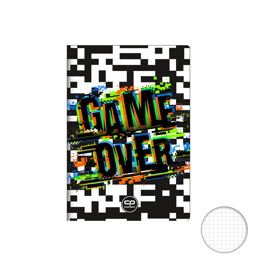 A5 Grid Note Book Game Over