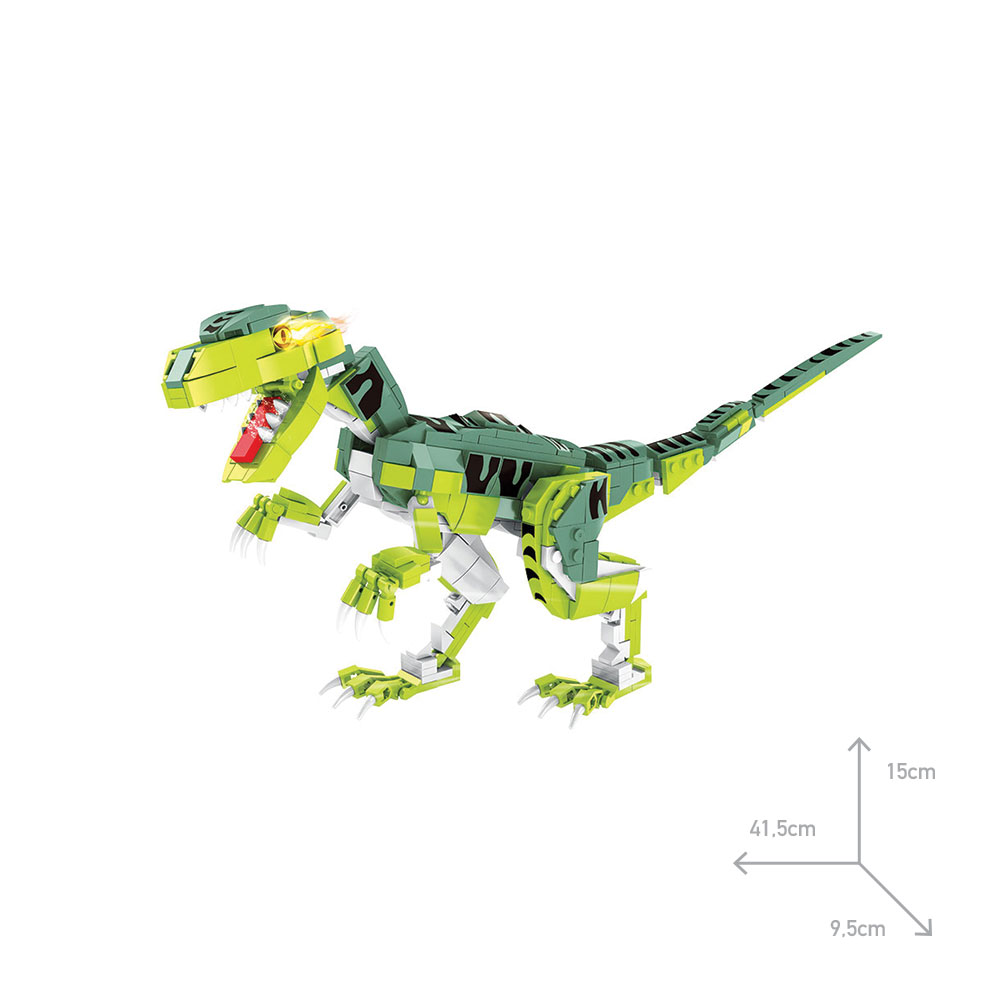 Giros Encaixes 6+ Dino Velociraptor