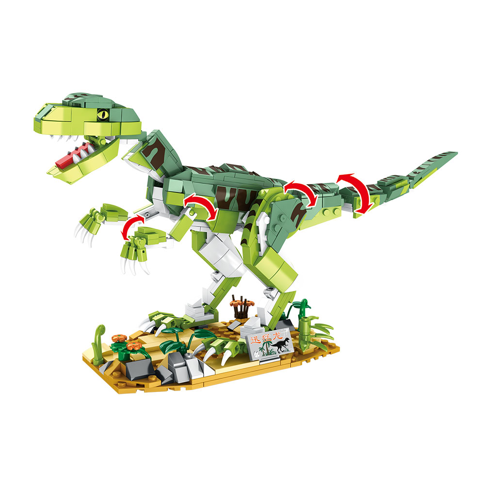 Giros Encajes 6+ Dino Velociraptor