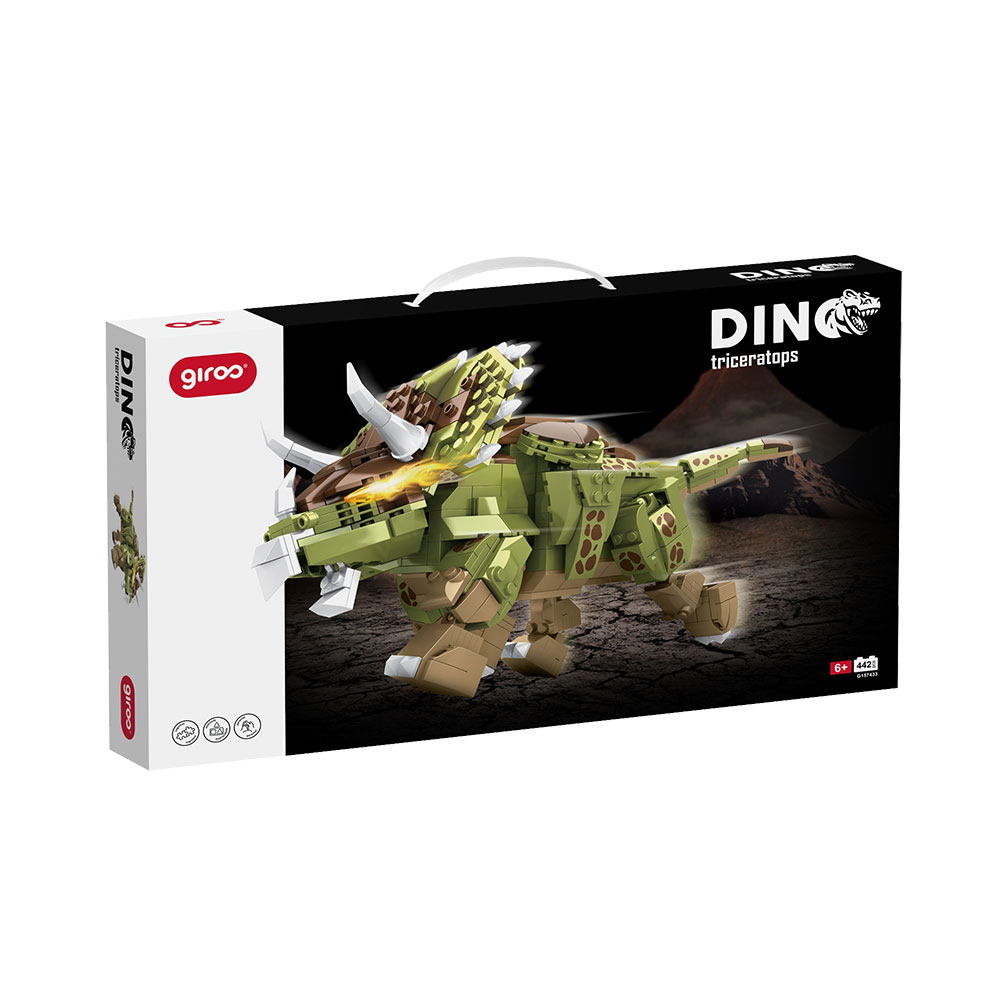 Giros Encajes 6+ Dino Triceratops