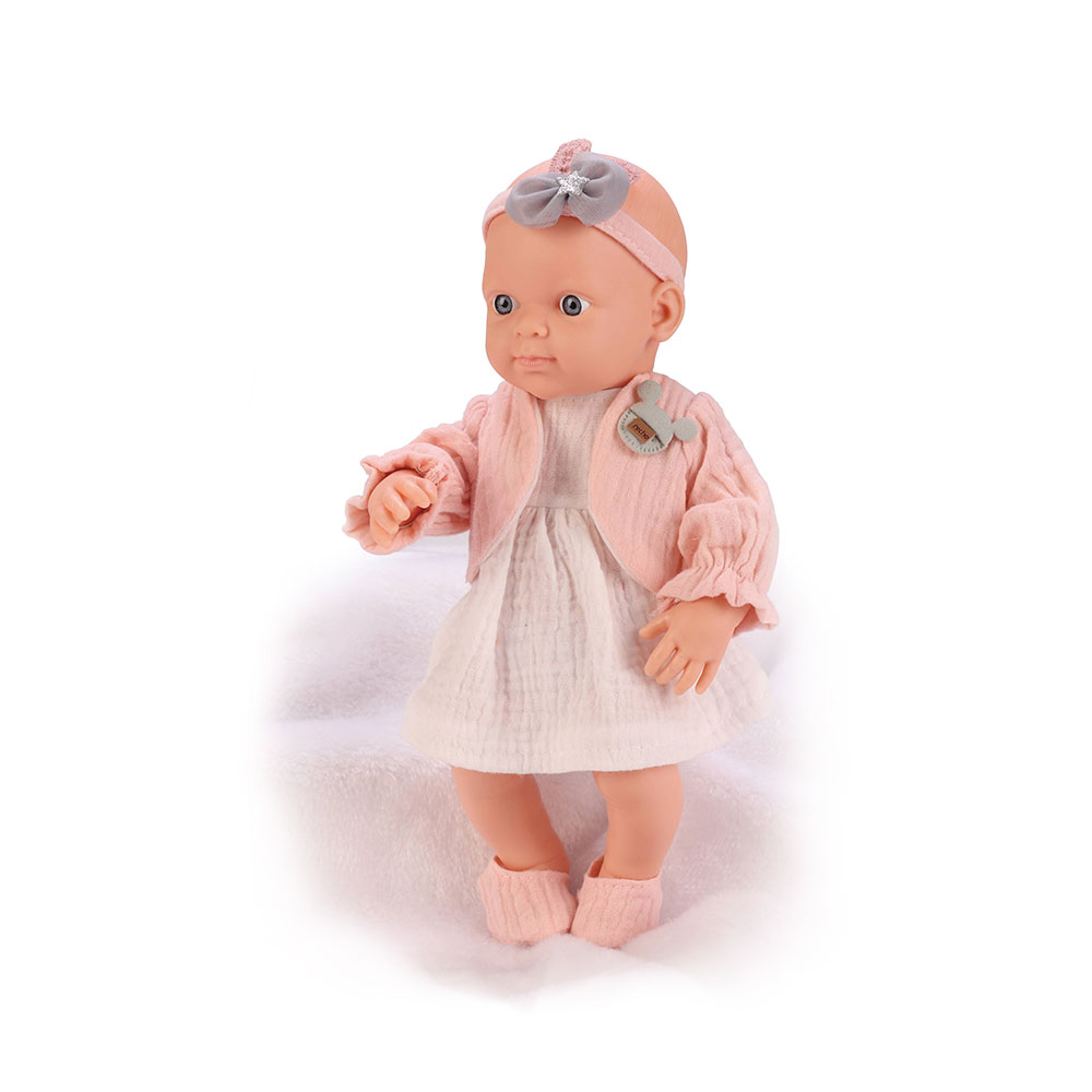 Giros Doll 32 Cm in Box Coat Pink