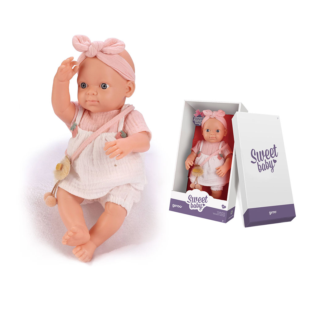 Giros Doll 32 Cm in Box Dungarees