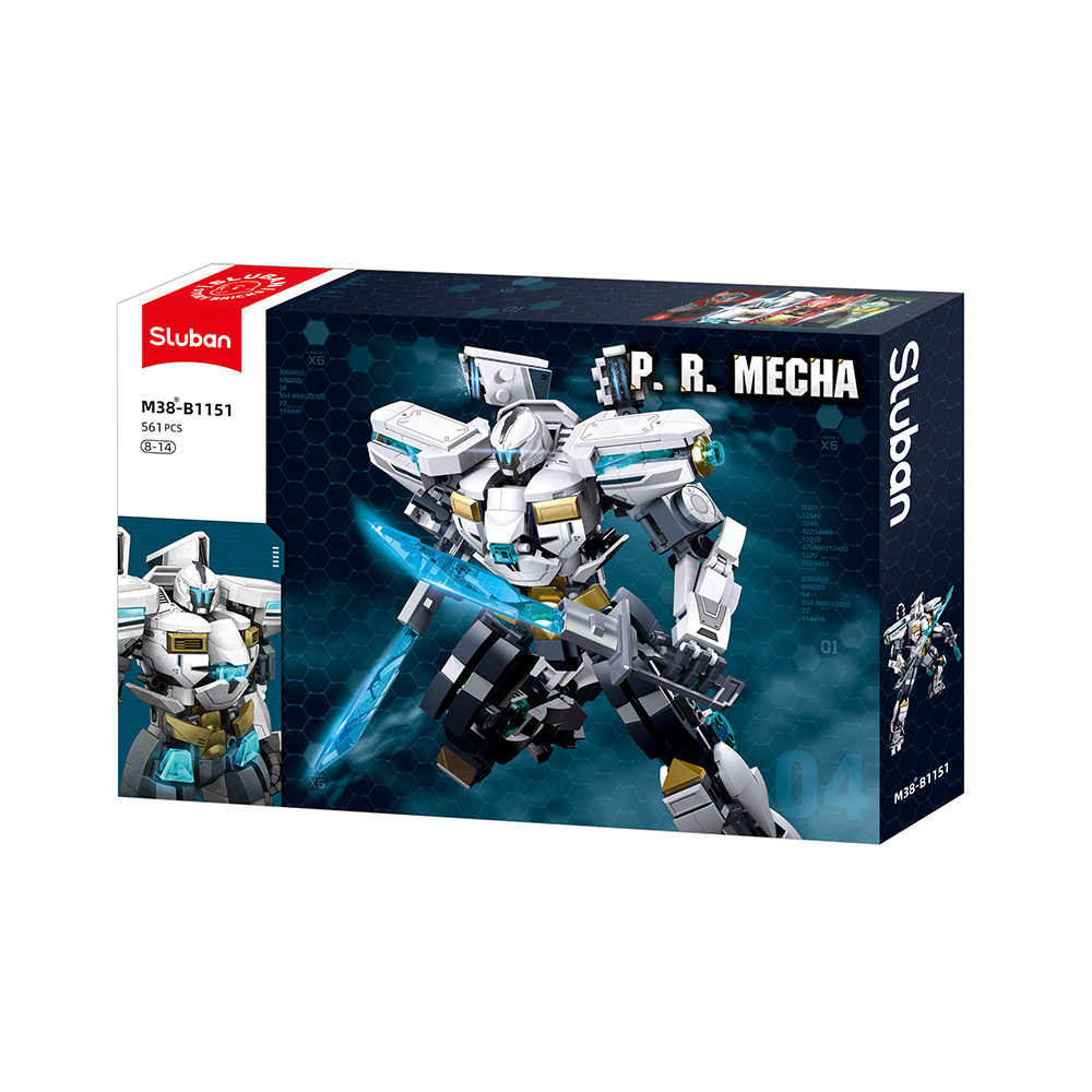 Builder Robot PR Mecha Cinza 545 pcs