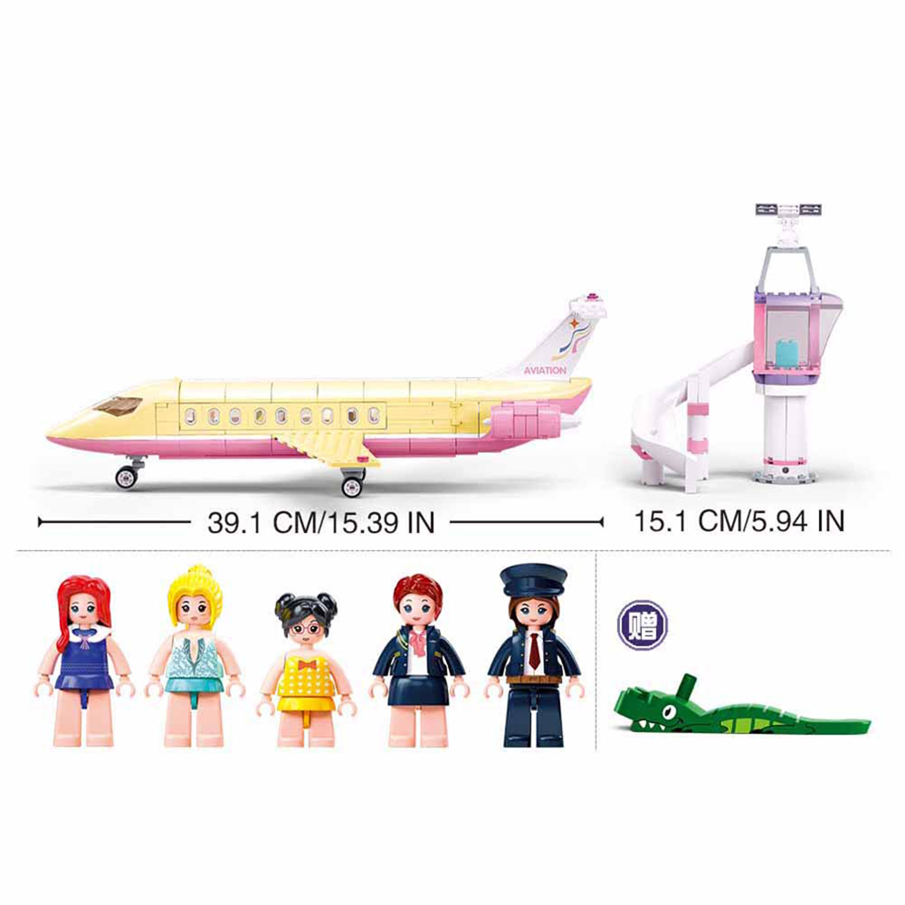 Girls Dream Plane + Control Tower 384 pcs