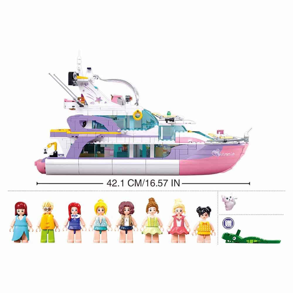 Girls Dream Barco Yacht de Luxo 1108 pcs