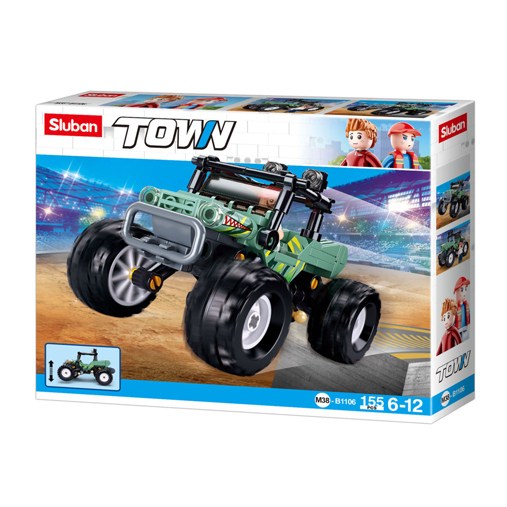 Town Off Road Veículo 155 pcs