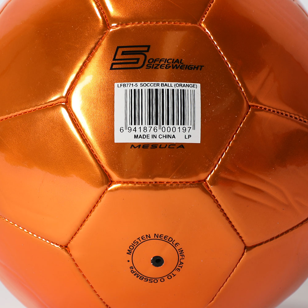 Lamborghini Size 5 Soccer Ball B771 Orange