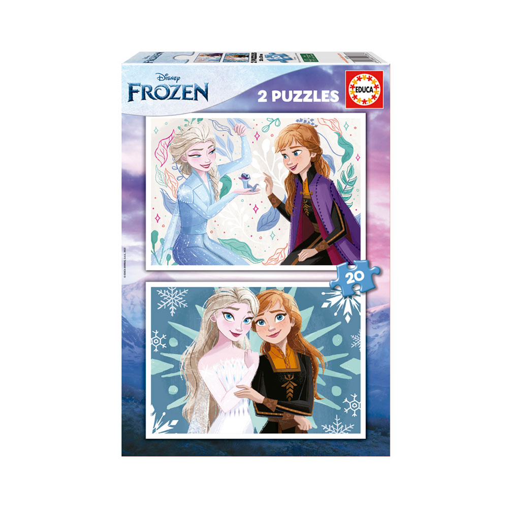 2x Puzzle 20 Frozen