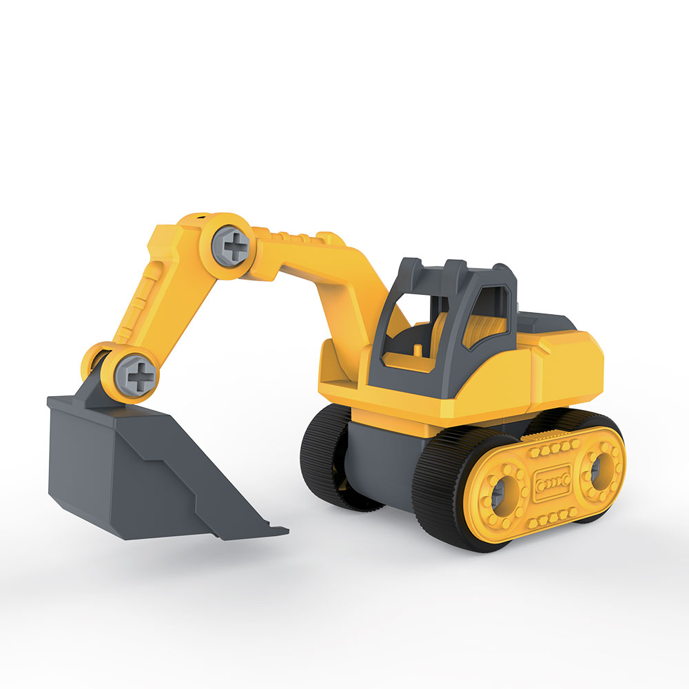 Giros Build DIY Excavator 28 cm with Case
