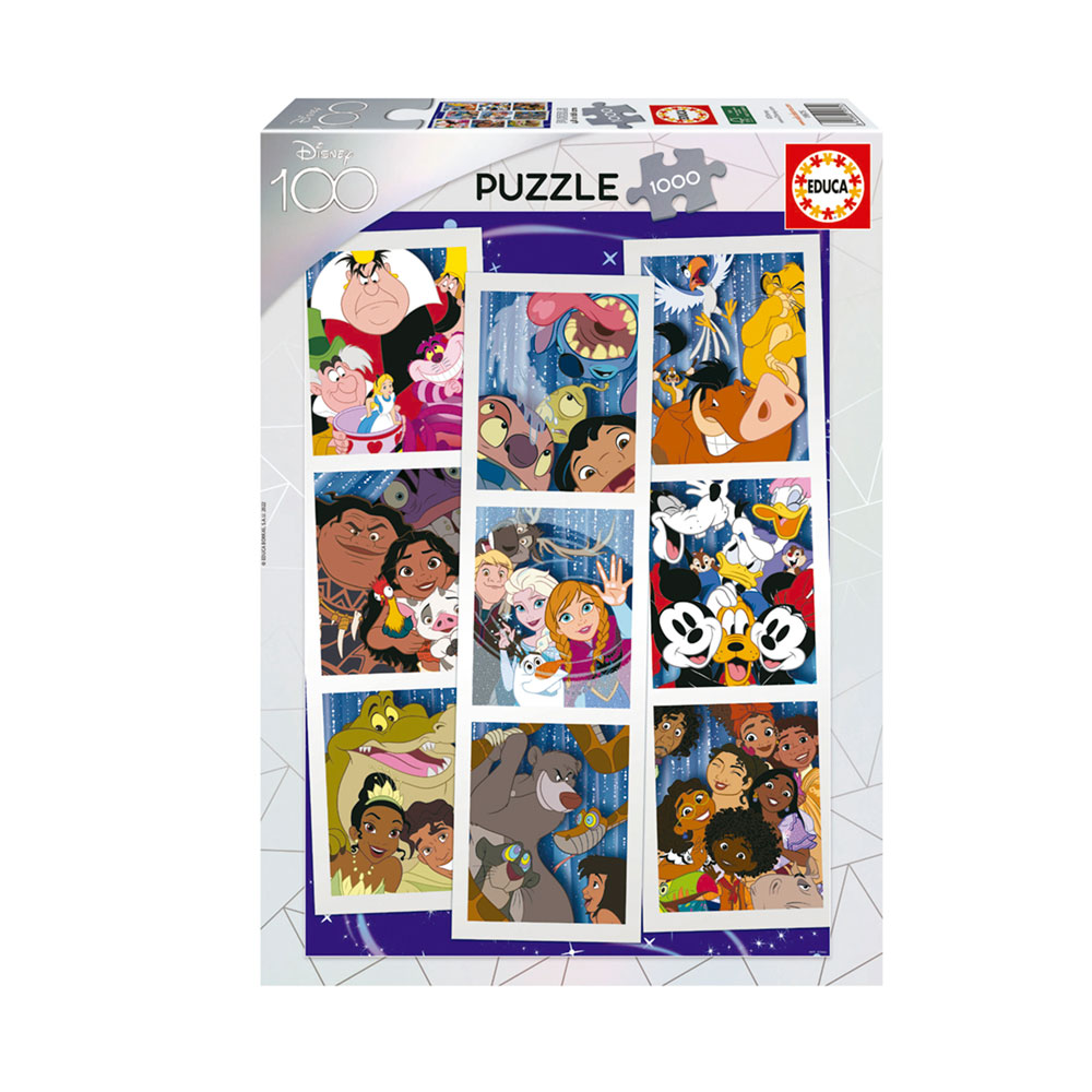 Puzzle 1000 Collage Disney 100