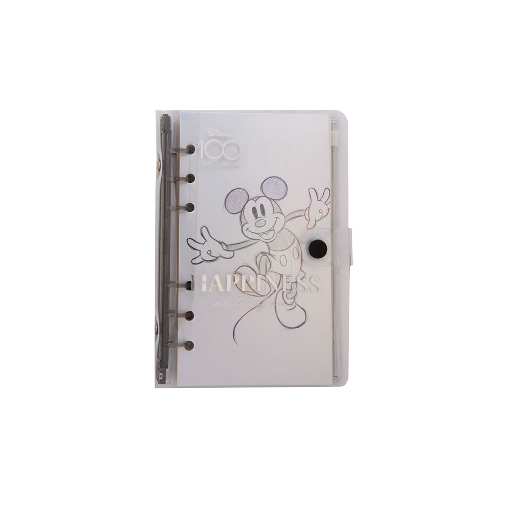 Caderno A5 Capa PVC Mickey Disney 100