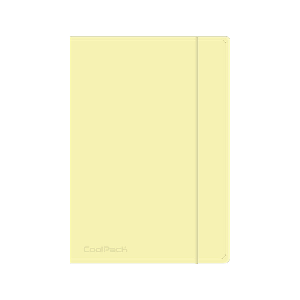 Powder Yellow A4 Flap Folder Pastel