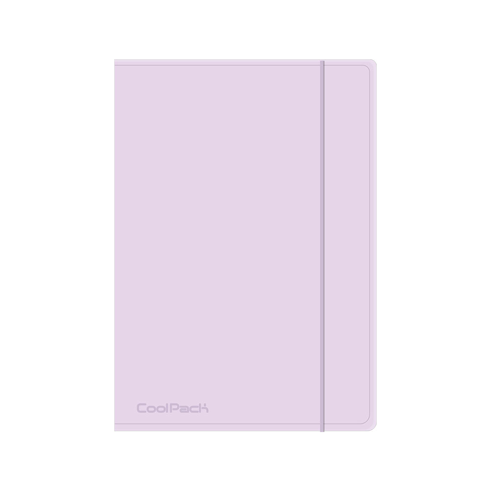 Powder Purple A4 Flap Folder Pastel