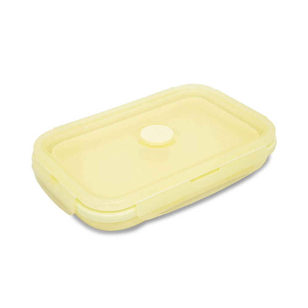 Powder Yellow Lunchbox Silicone 800ml