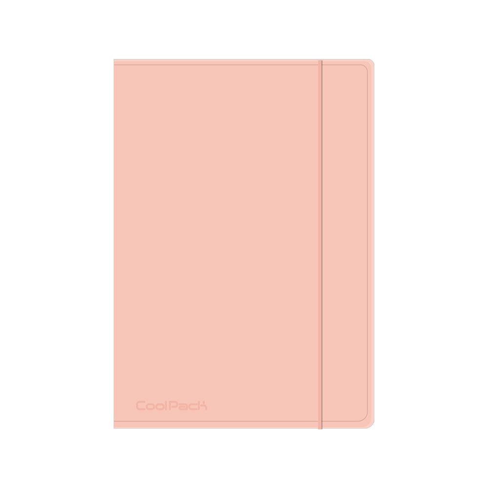 Powder Peach A4 Flap Folder Pastel