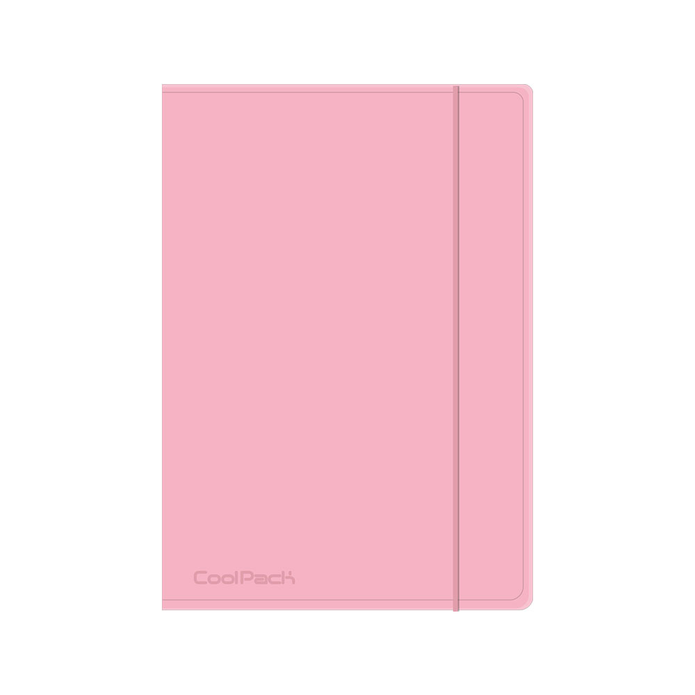 Powder Pink A4 Flap Folder Pastel
