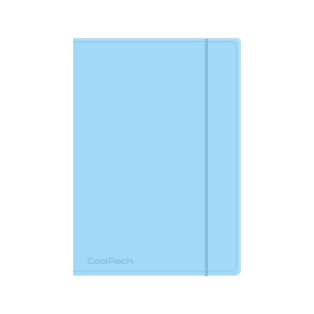 Powder Blue A4 Flap Folder Pastel
