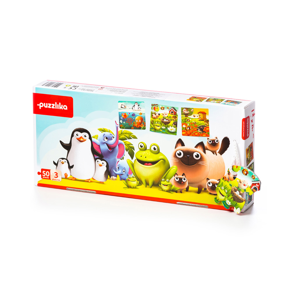 Cubika Madera Puzzle Animales 48 uds