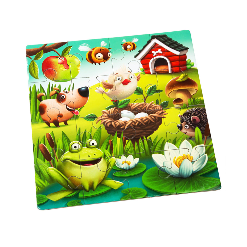 Cubika Wooden Puzzle Cute Animals 48 pcs