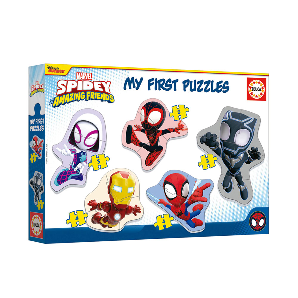 5 Baby Puzzles Spidey & Friends