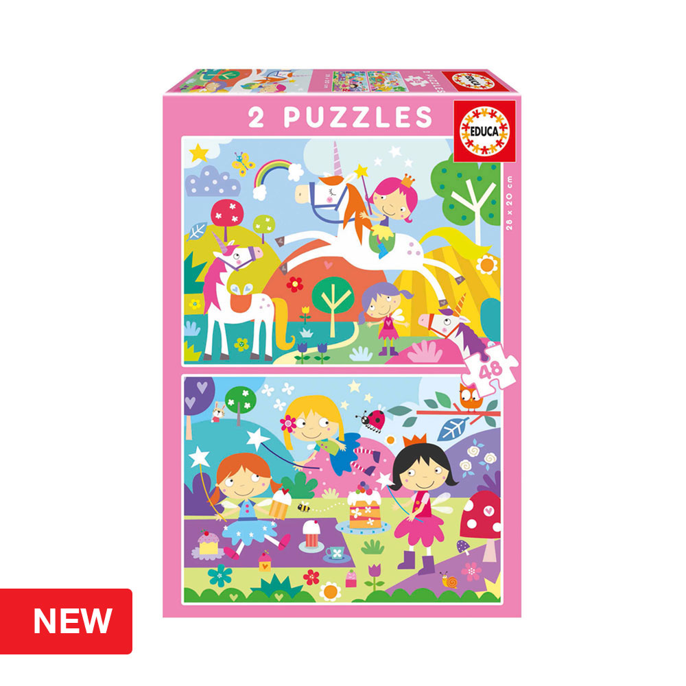 Puzzle Junior 2X48 Fantasy World