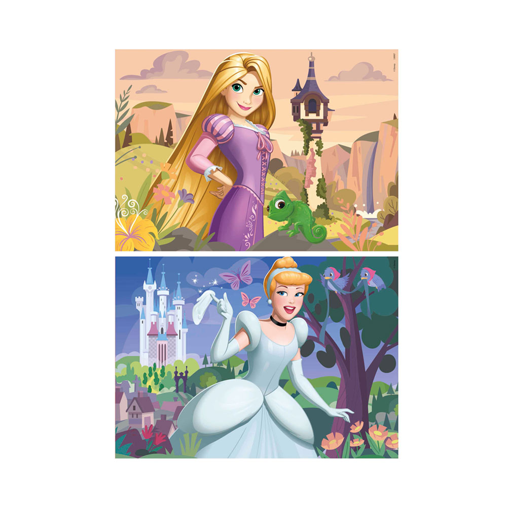 2x Puzzle 48 Disney Princess
