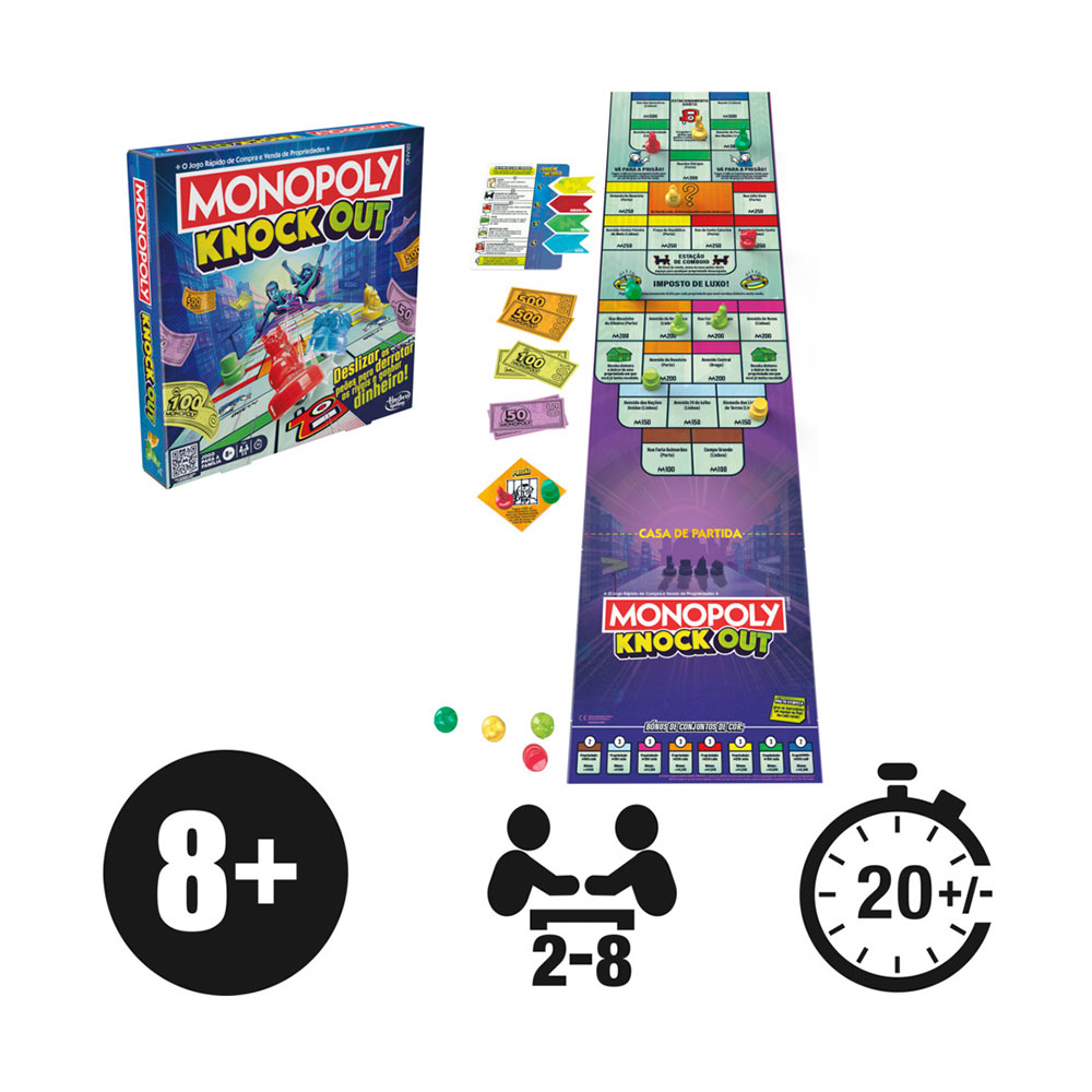 Jogo Hasbro Monopoly KO
