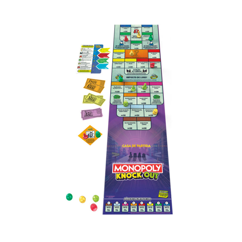 Hasbro Monopoly Knockout Game