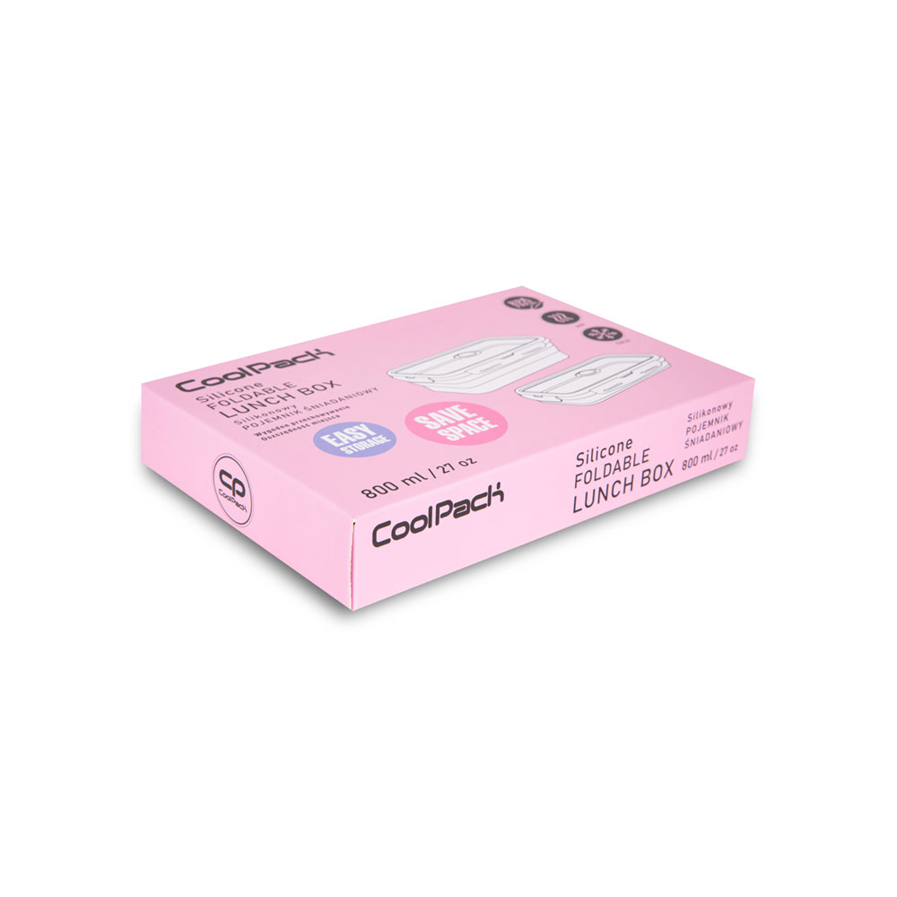 Powder Pink Lunchbox Silicone 800ml