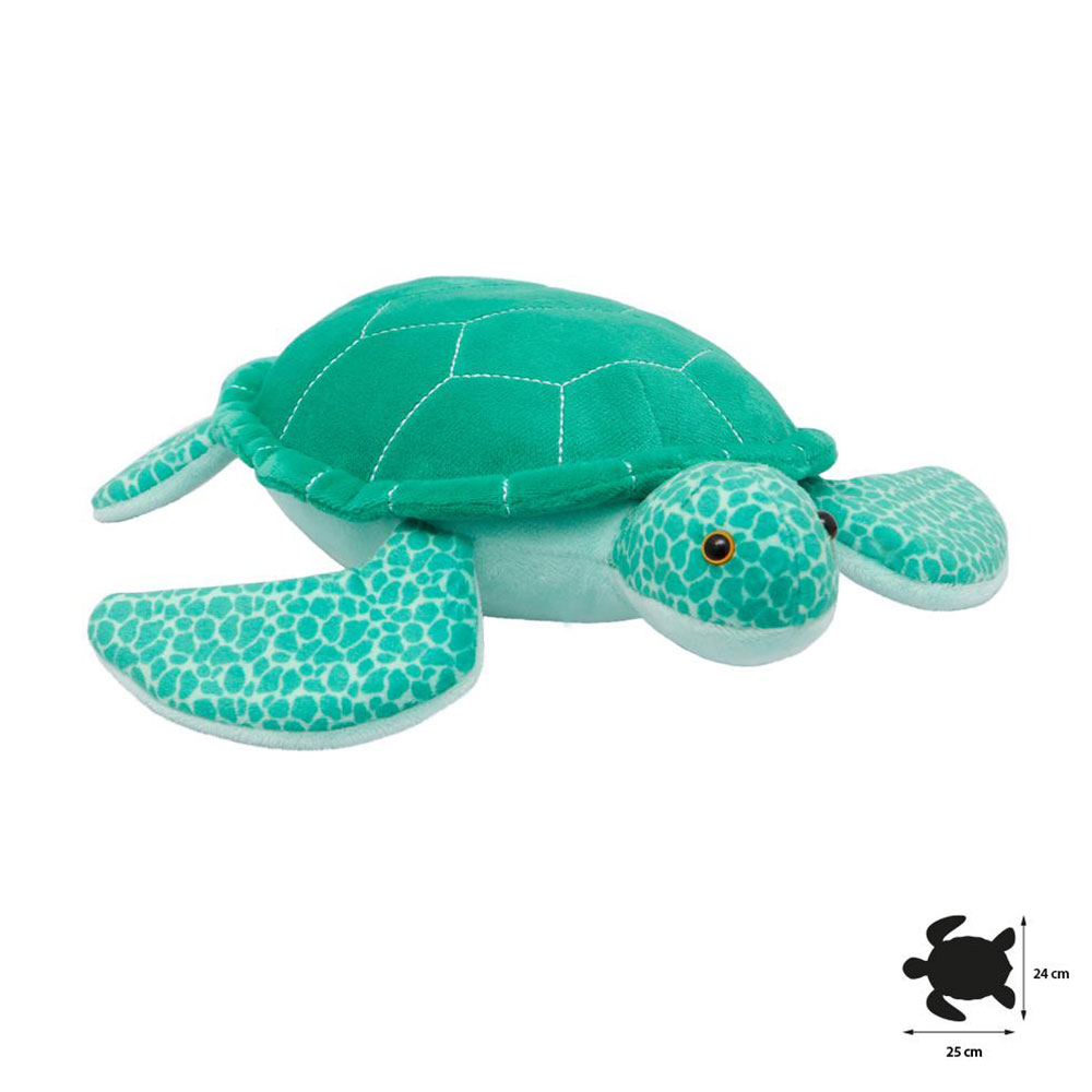 Sea Turtle All About Nature Green Plush