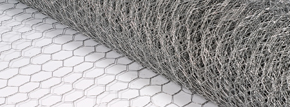 Hexagon Wire Art 8000124 Zinc Plated Steel