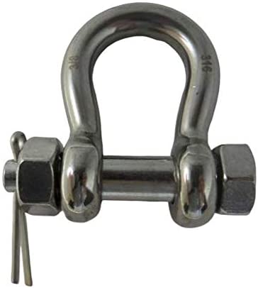 Bow Shackle with nut and split pin Art 8814068