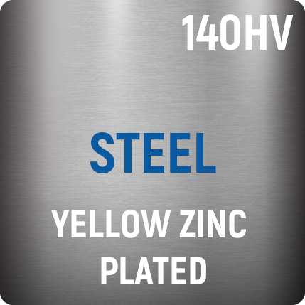 140HV Yellow Zinc Plated Steel