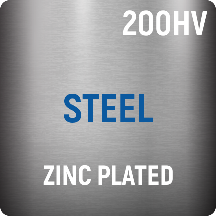 200HV Zinc Plated Steel