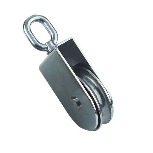 Rope block with swivel eye Art 8008392 Stainless Steel A2