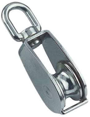 Rope block with swivel eye Art 8008393 Stainless Steel A2