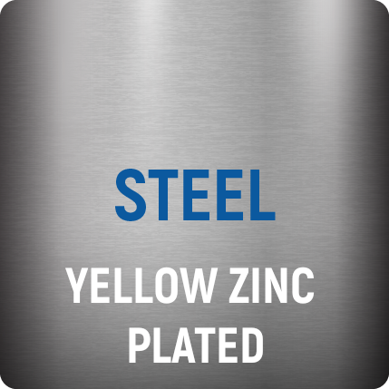 Yellow Zinc Plated Steel