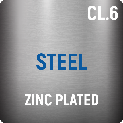 Zinc Plated Steel Cl.6