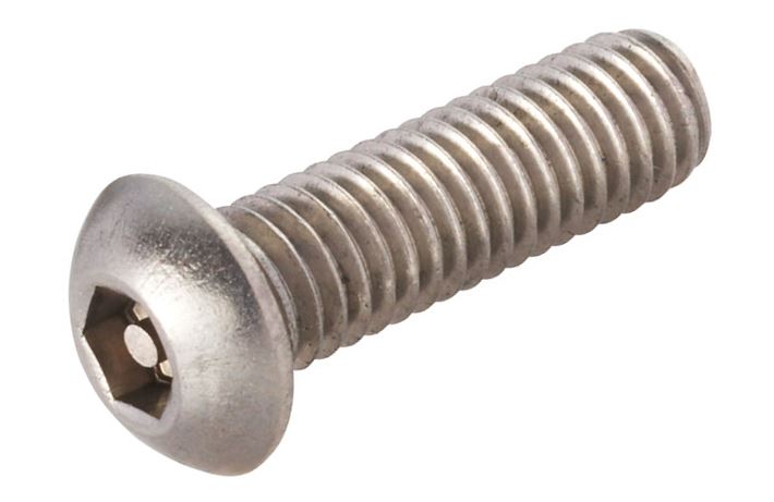 Parafuso Cabe&ccedil;a oval ISO 7380 Hex&aacute;gono interior + PIN