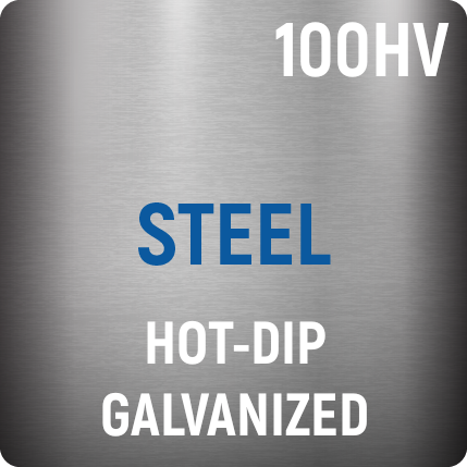 100HV Hot-dip Galvanized Steel