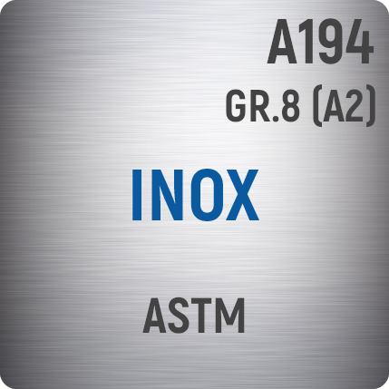 Inox ASTM A194 Gr.8 (A2)
